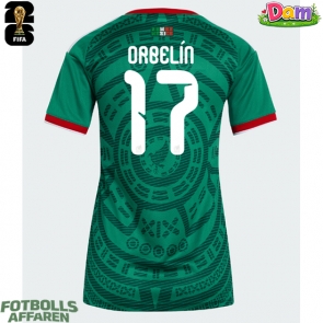 Mexiko Orbelin Pineda #17 Hemmatröja Kvinnor VM 2026 Kortärmad